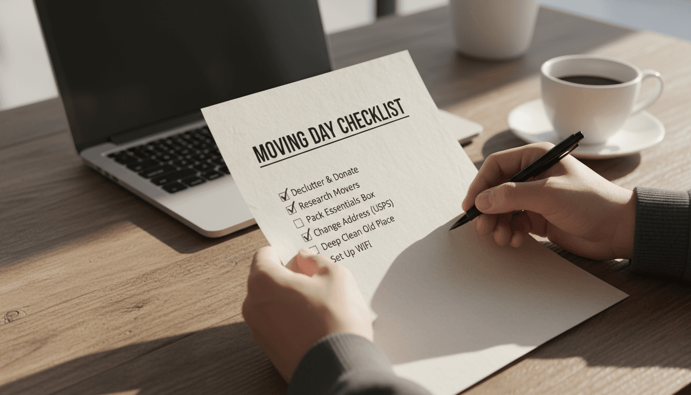 Pre-arrival planning consultation with checklist